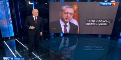 Rusya devlet televizyonu Cumhurbaşkanı Erdoğan’ı hedef aldı!