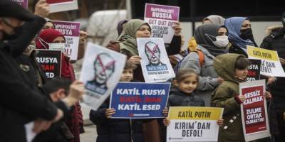 Emperyalist Rusya’nın Ukrayna’daki işgali Ankara’da protesto edildi