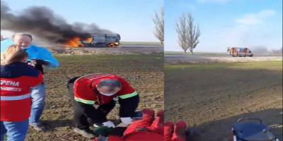 Rusya yaralı taşıyan ambulansı vurdu!