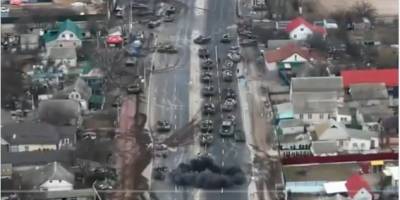 Kiev yakınlarındaki Rus konvoyuna ağır darbe