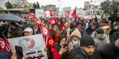 Tunus’ta Bağımsızlık Günü'nde 'darbe karşıtı' gösteri düzenlendi