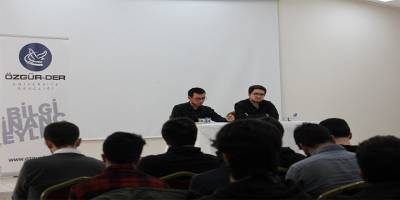Özgür-Der Üniversite Gençliği kitap forumunda 'Nebevi Sünnet' eserini değerlendirdi
