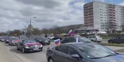 Berlin’de Rusya’ya destek gösterileri düzenleniyor!