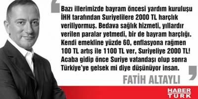 Hem ırkçı hem küfürbaz, hem de yalancı; Altaylı tıynetine uygun davranıyor