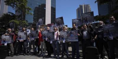 Al-Jazeera muhabiri Şirin Ebu Akile'nin öldürülmesi İstanbul'da protesto edildi