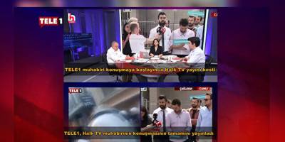 Halktv ile Tele1 arasında 'yayınımızı kestiniz' tartışması