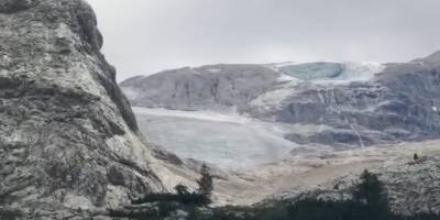 İtalya'daki en büyük buzul kütlelerinden biri çöktü: En az 6 ölü