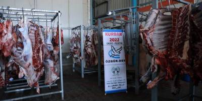 Özgür-Der bu yıl da Gazze halkına kurban eti ulaştırdı