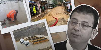 İstanbul sele teslim, İBB Başkanı yine tatilde