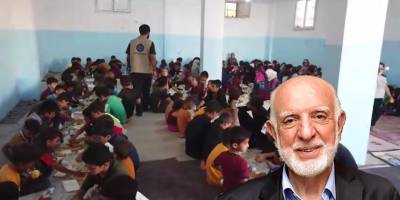 Suriye’deki yetimlerin minik elleri amcaları Hacı Nimet Kaya için duaya kalktı