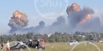 Kırım'daki Rus üssünde şiddetli patlamalar