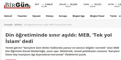 MEB Din Öğretimi Genel Müdürlüğü’nden ne yapmasını bekliyorsunuz?