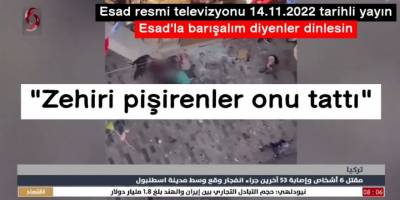 Esed rejimi Taksim’deki saldırıya sevinmiş!