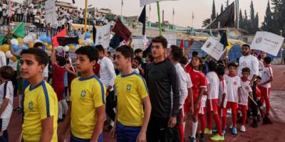 İdlibli çocuklar ‘Kamplar Dünya Kupası’nda yarışıyor