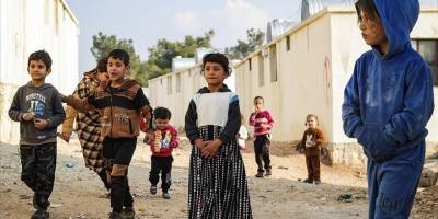 Afrin'de 40 briket ev daha ihtiyaç sahibi ailelere teslim edildi