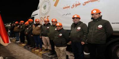 Barzani Yardım Vakfı'ndan depremzedelere yardım