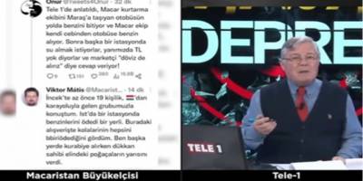 Tele1’in deprem iftirasını Macaristan Büyükelçisi deşifre etti
