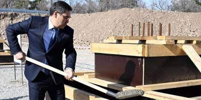 Kırgızistan'da 20 bin kişilik cami ve külliyenin temeli atıldı