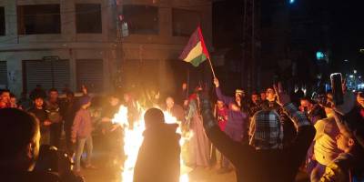 Batı Şeria'da Gazze halkına ve direnişe destek için gösteriler