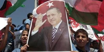 Gazze'de Cumhurbaşkanı Erdoğan sevinci