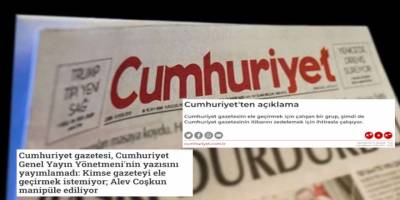 Cumhuriyet Gazetesi'ndeki "hizipler savaşı" da tam gaz sürüyor!