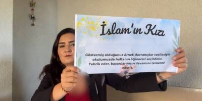 “İslam’ın Kızı” başarı belgesi CHP’li vekili hayrete düşürmüş…