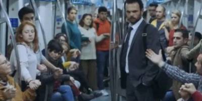 Marmaray'da ki sapkın reklamın nasıl çekildiği ortaya çıktı
