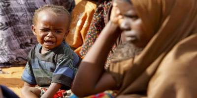 Sudan'daki çocuklar açlıkla karşı karşıya