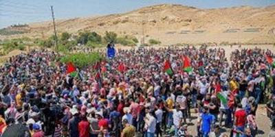 Ürdün halkı Filistin sınırına yürüdü! Güvenlik güçleri halka saldırdı