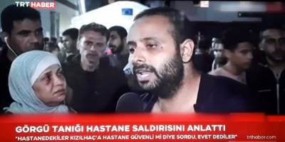 “Hastanenin güvenli olduğu söylenince oraya sığındık!”