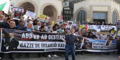 İşgal rejiminin Batılı işbirlikçileri Taksim’de protesto edildi