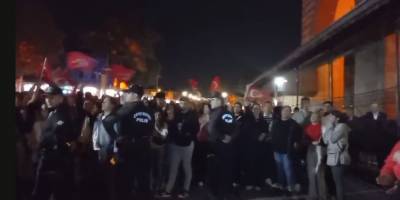 Kemalist güruh Edirne’de Gazze çadırına saldırdı