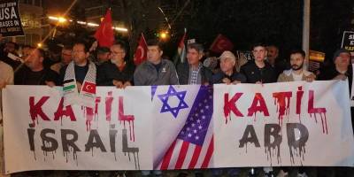 Siyonist Blinken’in Türkiye’ye gelişi Ankara’da protesto edildi