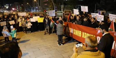 Ankara’da “Refah Sınır Kapısı Açılsın” protestosu!