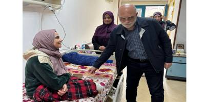 Özgür-Der ve Fetih Vakfı, Mısır’daki yaralı Gazzelileri ziyaret etti