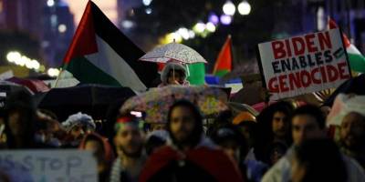 ABD'de Filistin yanlısı göstericiler İsrail Konsolosluğu binasına girdi