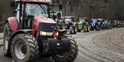 Çekya'da çiftçiler, hükümetin tarım politikalarını yine protesto etti