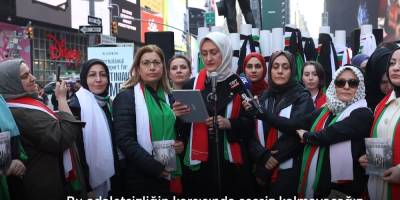 KADEM, New York’ta Filistinli kadınlarla dayanışma etkinliği düzenledi
