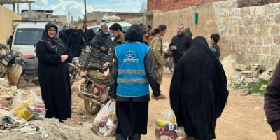 İdlib’de gıda ve iftar yardımı yapıldı