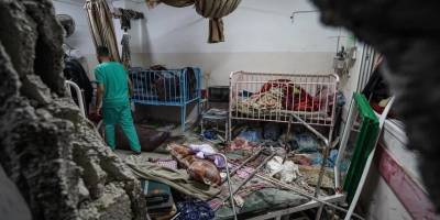Gazze Sağlık Bakanlığından yerinden edilmiş Filistinlilere hastaneleri boşaltma çağrısı