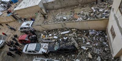Refah'a düzenlenen hava saldırısında 8 Filistinli öldürüldü