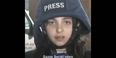 Gazzeli cesur kızın gazetecilik hayali gerçek oldu