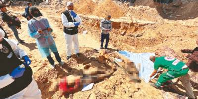 İşgalci İsrail’in saldırdığı Şifa'da toplu mezar bulundu