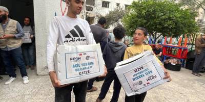 Türkiye yardım kuruluşunun tırları Kuzey Gazze'ye ulaştı
