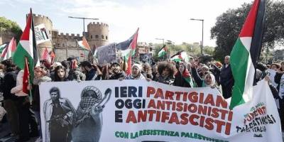 İtalya'da Kurtuluş Bayramı, Gazze protestolarını gölgede bırakmadı!