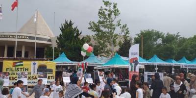 Maraş Özgür-Der Gazze & Mescid-i Aksa nöbetinde