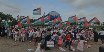 Adana’da çocuklardan Gazzeli kardeşleri için farkındalık eylemi