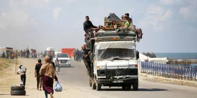 Refah'ta göçe zorlanan Filistinlilerin sayısı 630 bini geçti
