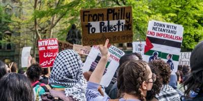 Pensilvanya'daki üniversitelerde Filistin'e destek gösterileri devam ediyor
