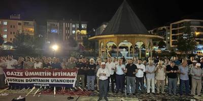 Amasya’da eller Gazze için duaya kalktı